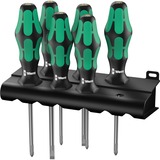 Wera 335/350/355/6 Juego de destornilladores Kraftform Plus Lasertip + Bandeja