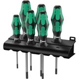 Wera 367/6 Juego de destornilladores Kraftform Plus TORX® negro/Verde, + Bandeja 