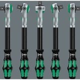 Wera 8100 SA 2, Kit de herramientas negro/Verde, Juego de carraca Zyklop Speed, cuadradillo de 1/4", métrico