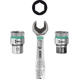 Wera 8100 SA 6 Juego de carraca Zyklop Speed, Kit de herramientas cuadradillo de 1/4", métrico