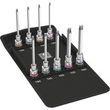 Wera 8767 C TORX® HF 3 Zyklop, Conjuntos de bits juego de vasos de punta hexagonal con arrastre de 1/2" con función de retención