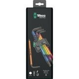 Wera 950 SPKL/9 SM N SB Multicolour, Destornillador Juego de llaves acodadas métricas, BlackLaser