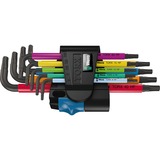 Wera 967 SL/9 Multicolour, Destornillador Juego de llaves acodadas TORX® HF con función de sujeción