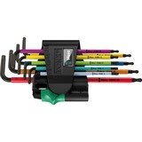 Wera 967 SPKL/9 Juego de llaves acodadas TORX® BO, Destornillador Multicolour, BlackLaser