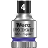 Wera Belt A 1 Juego de enchufes, Llave de tubo negro, Juego de enchufes, 1/4", Métrico, 9 cabezal(es), 4,4.5,5,5.5,6,7,8,10,13 mm, 1/4"