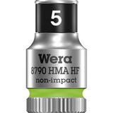 Wera Belt A 1 Juego de enchufes, Llave de tubo negro, Juego de enchufes, 1/4", Métrico, 9 cabezal(es), 4,4.5,5,5.5,6,7,8,10,13 mm, 1/4"