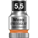 Wera Belt A 1 Juego de enchufes, Llave de tubo negro, Juego de enchufes, 1/4", Métrico, 9 cabezal(es), 4,4.5,5,5.5,6,7,8,10,13 mm, 1/4"