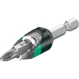 Wera Bit-Safe 61 Universal 1 Juego de enchufes, Conjuntos de bits negro/Verde, Juego de enchufes, 1/4", Métrico, 61 cabezal(es), PH1,PH2,PH3,PZ1,PZ2,PZ3, 2,5 cm