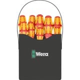 Wera Kraftform 2go 100 punta de destornillador 11 pieza(s) rojo/Amarillo, 11 pieza(s), Phillips, Pozidriv, Torx, PH 1,PH 2, PZ 1,PZ 2, T10,T15,T20, 50 x 120 mm