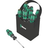 Wera Kraftform 2go 300 llave de tuercas 11 pieza(s), Destornillador negro/Verde, 11 pieza(s), Hexagonal