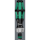 Wera Kraftform Kompakt 60 RA, Conjuntos de bits negro/Verde, 8,9 cm, Negro / Azul, Negro