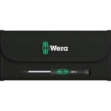 Wera Kraftform Micro-Set/12 SB 1, Destornillador negro/Verde, Juego de destornilladores para usos electrónicos