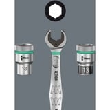 Wera Llaves combinadas con carraca Joker, Llave de tuercas 13 mm, Acero inoxidable, Acero, Mate, Alemania, 27,3 mm