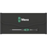 Wera Micro 12 Electronics 1 Juego Destornillador estándar negro/Verde, Juego de destornilladores para usos electrónicos