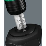 Wera Serie 7400 Destornilladores dinamométricos ajustables (0,1-3,0 Nm) , Llave de torsión negro/Verde, con porta-puntas Rapidaptor de cambio rápido 