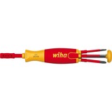 Wiha Destornillador con cargador de puntas LiftUp electric rojo/Amarillo
