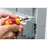 Wiha Destornillador con juego de portapuntas SoftFinish electric slimVario, 4 piezas rojo/Amarillo