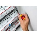 Wiha Destornillador con juego de portapuntas SoftFinish electric slimVario, 4 piezas rojo/Amarillo