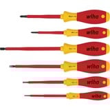 Wiha Juego de destornilladores SoftFinish electric, 6 piezas rojo/Amarillo