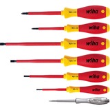 Wiha Juego de destornilladores SoftFinish electric, 7 piezas rojo/Amarillo