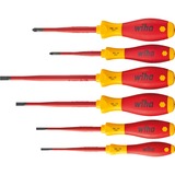 Wiha Juego de destornilladores SoftFinish electric slimFix, 6 piezas rojo/Amarillo
