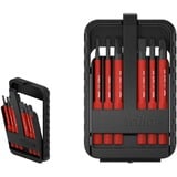 Wiha Juego de puntas slimBit electric, hexagonal redondo, Conjuntos de bits rojo