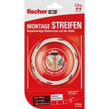 fischer Cinta adhesiva blanco