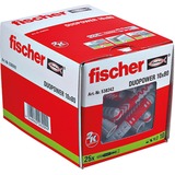fischer DUOPOWER 10x80, Pasador gris claro/Rojo