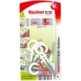 fischer DUOPOWER 6x30 RH N K, Pasador gris claro/Rojo