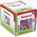fischer Dübel DUOPOWER 14x70 LD, Pasador gris claro/Rojo