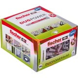 fischer Dübel DUOPOWER 6x50 LD, Pasador gris claro/Rojo