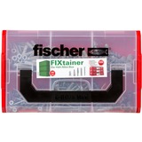 fischer FIXtainer 175 pieza(s) Kit de tornillos, Pasador gris claro, Kit de tornillos, Negro, Gris, Rojo, Plata, 175 pieza(s)