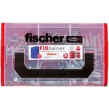 fischer FixTainer-DUOPOWER + Tornillo, Pasador gris claro/Rojo