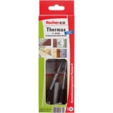fischer Sistema de montaje de separación THERMAX 8/80 M6 B, Pasador negro/Gris