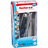 fischer Taco basculante DUOTEC 12 S PH M LD, Pasador gris claro/Rojo