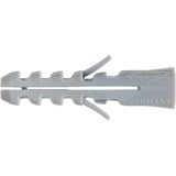 fischer Taco de expansión Dübel S 12 K, Pasador gris
