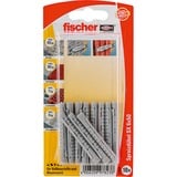 fischer Taco de expansión SX 6x50 K DE, Pasador gris claro