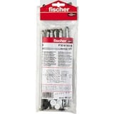 fischer Taco para marco de ventana F 10 M 182 B, Pasador plateado