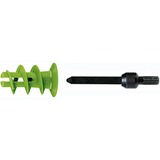 fischer Taco para placas de yeso GK GREEN, Pasador verde