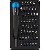 iFixit EU145391 punta de destornillador 48 pieza(s), Conjuntos de bits negro/Azul, 48 pieza(s), Punta de estrella de 12 puntas estriadas, Plano, Phillips, Pozidriv, Cabezas de tornillo Security..., PH 0,PH 1,PH 2,PH 3, PZ 1,PZ 2,PZ 3, 4,6,8 mm, TR10,TR15,TR20,TR25,TR27,TR30,TR35,TR40