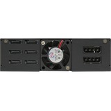 Chieftec CMR-625 panel bahía disco duro Negro, Bastidor de instalación negro, Negro, Metal, 9.5 mm, 1 Ventilador(es), 4 cm, Unidad de disco duro