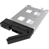Chieftec CMR-625 panel bahía disco duro Negro, Bastidor de instalación negro, Negro, Metal, 9.5 mm, 1 Ventilador(es), 4 cm, Unidad de disco duro