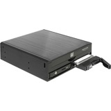 DeLOCK 47230 Caja para disco ODD 13,3 cm (5.25") SATA III Negro, Bastidor de instalación negro, 13,3 cm (5.25"), SATA III, Negro, Aluminio, 146,2 mm, 149,7 mm