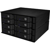 ICY BOX IB-2280SSK Negro, Bastidor de instalación negro, Negro, 1 Ventilador(es), 6 Gbit/s, 160 mm, 145 mm, 85 mm