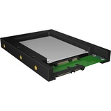 ICY BOX IB-2538StS Universal Funda de disco duro, Chasis intercambiable Universal, Funda de disco duro, Plástico, Negro, 2.5", China