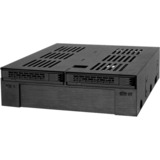 Icy Dock MB322SP-B panel bahía disco duro Negro, Bastidor de instalación negro, Negro, Metal, Plástico, 7,9.5 mm, 6 Gbit/s, Unidad de disco duro, SSD, 41,3 mm