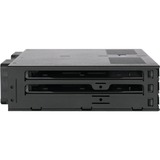 Icy Dock MB326SP-B unidad de disco multiple Bastidor (1U) Negro, Chasis intercambiable negro, Unidad de disco duro, SSD, Serial ATA III, 2.5", 6 Gbit/s, Bastidor (1U), Negro
