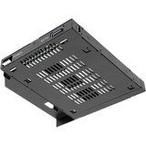 Icy Dock MB411SKO-B refacción para notebook, Bastidor de instalación negro, Negro, Metal, 128 mm, 130 mm, 12,7 mm, 215 g