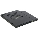 Icy Dock MB411SPO-2B panel bahía disco duro 2.5" Panel de instalación Negro, Bastidor de instalación negro, 2.5", Panel de instalación, 2.5", Negro, Metal, Plástico, 7 mm