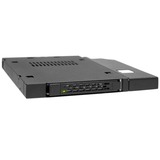 Icy Dock MB411SPO-B panel bahía disco duro Negro, Chasis intercambiable negro, 2.5", SATA, Serial Attached SCSI (SAS), Negro, Metal, 6 Gbit/s, Unidad de disco duro, SSD